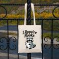 I Require Books Raccoon Reading For Book Lovers Canvas Tote Bag