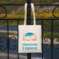 Retro Bearded Dragon Introvert For Lizard Lovers Canvas Tote Bag