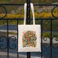 Retro Nostalgia Era Disco Groovy 80s 90s Vintage Aesthetic Premium Tri-Blend Canvas Tote Bag