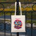 Retro Graphic Print With a Touch Of Nostalgia Canvas Tote Bag