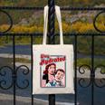 Retro Vampire Book Cover Style Stay Hydrated Halloween Canvas Tote Bag