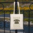 Retro Vintage Please Be Patient With Me I'm From The 1900s Premium Canvas Tote Bag Retro Vintage Please Be Patient With Me I'm From The 1900s Premium Canvas Tote Bag