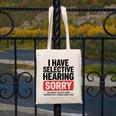 Sarcastic Sayings Introvert I Have Selective Hearing Canvas Tote Bag Sarcastic Sayings Introvert I Have Selective Hearing Canvas Tote Bag