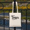 That Says Senior Cursive Script Graduation Canvas Tote Bag