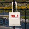 Senior 2018 Valedictorian School Colors Graduation Canvas Tote Bag