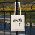 Senior 2021 Lacrosse Sticks And Ball Graduation Canvas Tote Bag