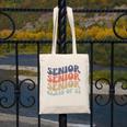 SENIOR 2023 Retro Class Of 2023 Seniors Graduation 23 Hippie Canvas Tote Bag