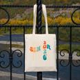Senior 2026 Class Of 2026 Retro Groovy Graduation Grad Women Canvas Tote Bag