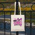 Senior 2027 Class Of 2027 Coquette Girl Pink Graduation 2027 Canvas Tote Bag
