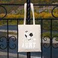 Senior Aunt Class Of 2026 Soccer Graduation Heart Canvas Tote Bag