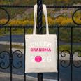 Senior Cheerleader Grandma Cheer Class Of 2026 Graduation Canvas Tote Bag