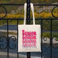 Senior Class Of 2026 Pink Coquette Bow Graduation 2026 Canvas Tote Bag