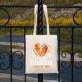 Senior Grandma Class Of 2026 Basketball Graduation Heart Canvas Tote Bag