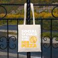 Social Worker Will Work For Pizza Graduation Canvas Tote Bag