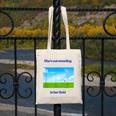 Out Standing In Her Field Graduation Tee Canvas Tote Bag