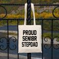 Stepfather SEN18R Graduation Party Stepdad Senior 2018 Shirt Canvas Tote Bag