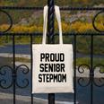 Stepmom Stepmother SEN18R Grad Senior Graduation Party Shirt Canvas Tote Bag