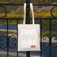 Straight Outta 4th Grade Graduation Class 2028 Fourth Grade Canvas Tote Bag
