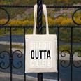 Straight Outta College Movie Parody Graduation Canvas Tote Bag