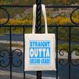 Straight Outta Second Grade Graduation Class Canvas Tote Bag