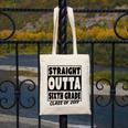 Straight Outta Sixth Grade Class Of 2019 Graduation Canvas Tote Bag