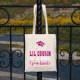 Super Proud Little Cousin Of 2025 Graduate Graduation Family Premium Tri-Blend Canvas Tote Bag