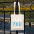 i Survived My Dad's Phd Dissertation College Graduation 2021 Canvas Tote Bag