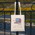 I Survived The Dial-Up Era Retro 90s Nostalgia Premium Tri-Blend Canvas Tote Bag I Survived The Dial-Up Era Retro 90s Nostalgia Premium Tri-Blend Canvas Tote Bag