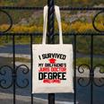 I Survived My Girlfriend's Juris Doctor Degree Graduation Canvas Tote Bag