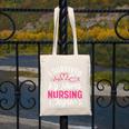 I Survived My Mom's Nursing Degree Nurse Graduation Canvas Tote Bag