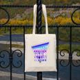 Temporal Trends Vaporwave Style Retro Nostalgia Look Premium Tri-Blend Canvas Tote Bag