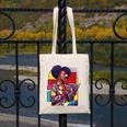 History Woman Reading Book Geometric Girl Educated Canvas Tote Bag
