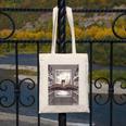 Totally Weird Tees Cat Library Book Reading Literary Canvas Tote Bag