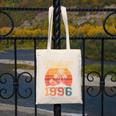 Vintage 1996 Retro Sunset Nostalgia 90s 30th Birthday Canvas Tote Bag Vintage 1996 Retro Sunset Nostalgia 90s 30th Birthday Canvas Tote Bag