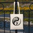 Vintage 6 7 Sketch Yin Yang Namaste Six Seven Nostalgia Canvas Tote Bag Vintage 6 7 Sketch Yin Yang Namaste Six Seven Nostalgia Canvas Tote Bag