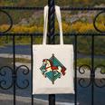 Vintage Carousel Horse Merry Go Round Nostalgia Art Premium Canvas Tote Bag
