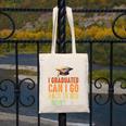 Vintage I Graduated Can I Go Back To Bed Now Graduation Canvas Tote Bag
