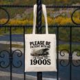 Vintage Be Patient With Me I'm From The 1900s Steam Train Canvas Tote Bag Vintage Be Patient With Me I'm From The 1900s Steam Train Canvas Tote Bag