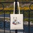 West Highland Terrier Books Dog Breed Westie Canvas Tote Bag