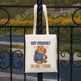 Women's Grouchy Capybara Not Friendly Do Not Touch Introvert Canvas Tote Bag Women's Grouchy Capybara Not Friendly Do Not Touch Introvert Canvas Tote Bag