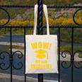 Wow My Son Graduated Mom Dad Of A Senior Graduation Canvas Tote Bag