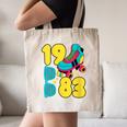 1983 Retro Raised In The 80s Old School Nostalgia Vibes Canvas Tote Bag
