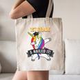 1ST GRADE NAILED IT UNICORN DABBING GRADUATION T-SHIRT Canvas Tote Bag