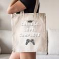2019 College Level Complete Gamer Graduation Shirts Canvas Tote Bag