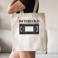 80s VHS Video Cassette Nostalgia Canvas Tote Bag