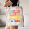 8th Grade Graduation Shirt 2024 Gamer Level Eighth Birthday Canvas Tote Bag