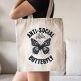 Anti-Social Butterfly Awkward Introvert Homebody Humor Canvas Tote Bag Anti-Social Butterfly Awkward Introvert Homebody Humor Canvas Tote Bag