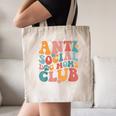 Anti Social Dog Moms Club Introvert Dog Mom Retro Men Women Canvas Tote Bag
