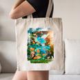 Aqua In The Skies Frutiger Aero Canvas Tote Bag Aqua In The Skies Frutiger Aero Canvas Tote Bag