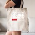 Architecture Degree Loading Graduation Student Canvas Tote Bag
